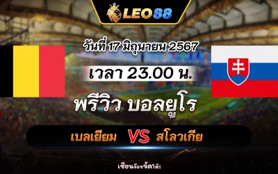 เบลเยียม vs สโลวเกีย